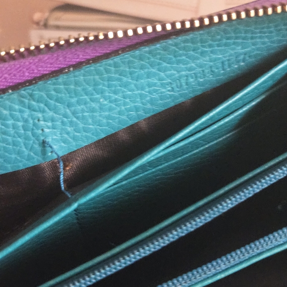 🛑SOLD🛑Gucci Bamboo Japanese Exclusive 2-Tone Long Continental Wallet GUC - Picture 10 of 15